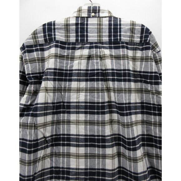 Barbour Shirt XXL Flannel Button Down Plaid Tailored Fit Preppy Cotton - Picture 8 of 11